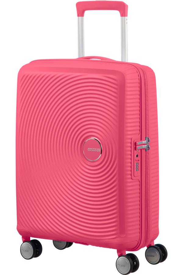 American Tourister Soundbox Spinner Expandable 55cm  Krikľav&aacute; ružov&aacute;