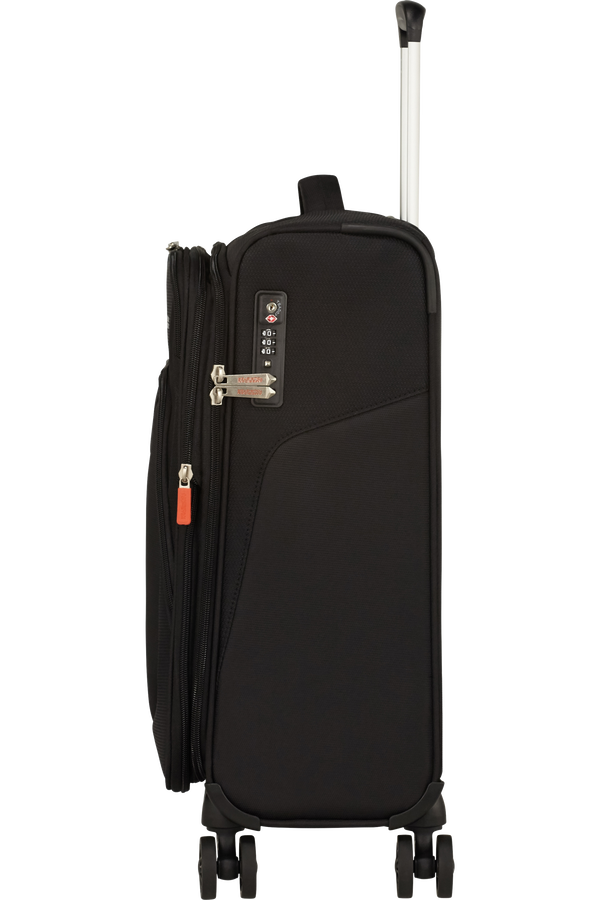 American Tourister Summerfunk Spinner Exp TSA 55cm  Čierna