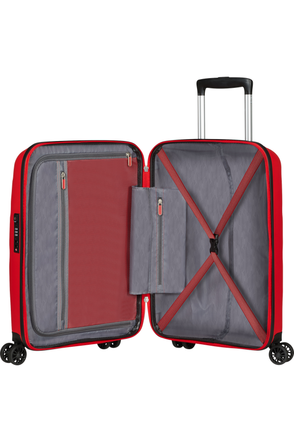 American Tourister Bon Air Dlx Spinner TSA 55cm  Magmatick&aacute; červen&aacute;