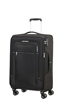 American Tourister Crosstrack Spinner Expandable 67cm  Čierna/siv&aacute;