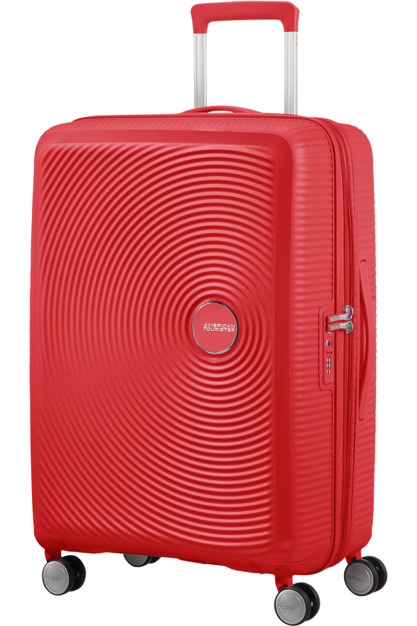 American Tourister Soundbox Spinner Expandable 67cm  Coral Red American Tourister Soundbox Spinner Expandable 67cm  Coral Red