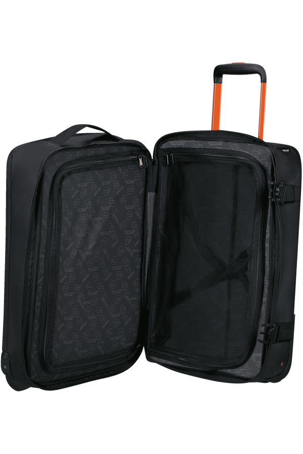 American Tourister Urban Track Duffle with Wheels Lmtd S  Black/Orange American Tourister Urban Track Duffle with Wheels Lmtd S  Black/Orange