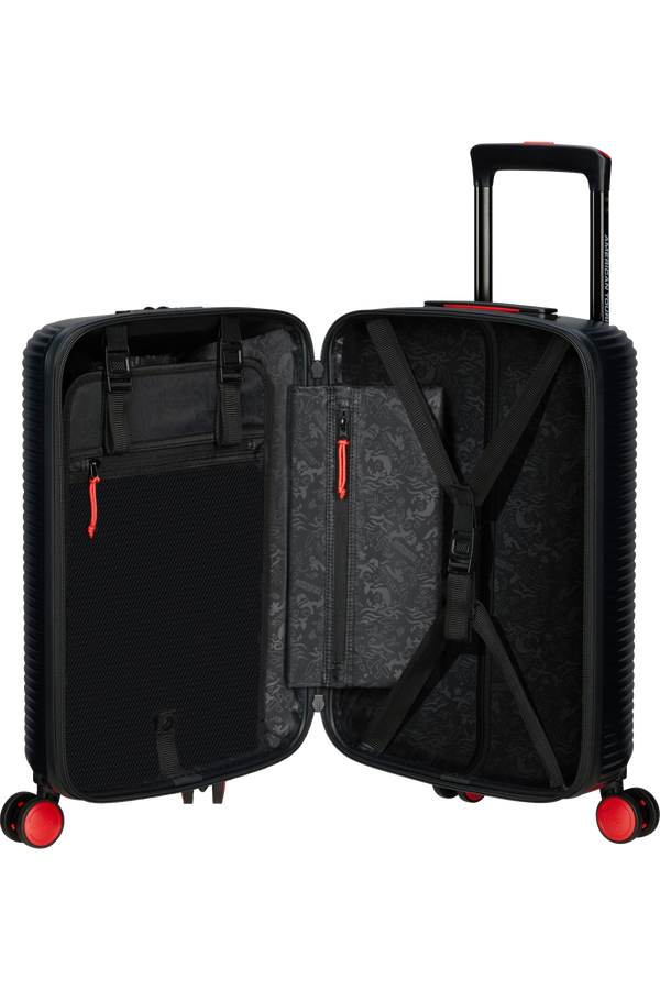 American Tourister Rollio Spinner 52cm  Čierna/červená American Tourister Rollio Spinner 52cm  Čierna/červená