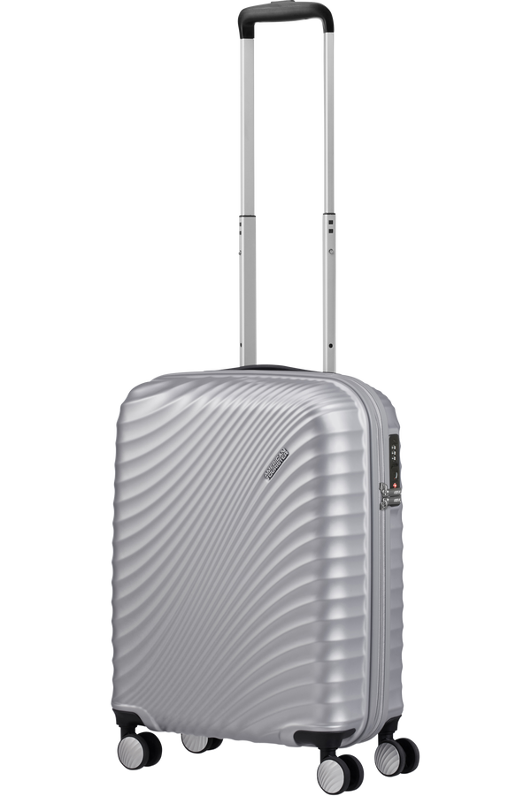 American Tourister Jetglam Spinner 55cm  Kovov&aacute; strieborn&aacute;