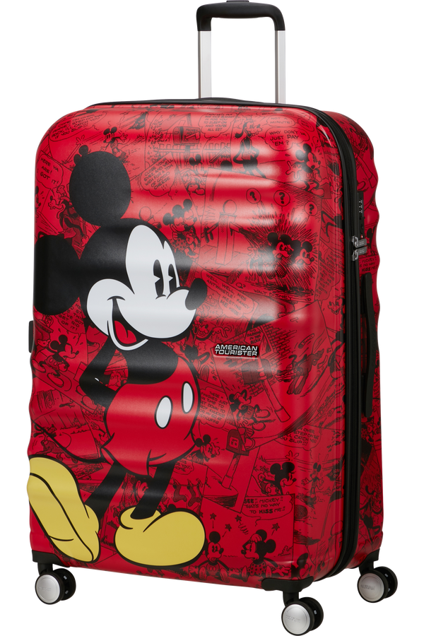 American Tourister Disney Wavebreaker Spinner TSA Disney Fl 77cm  Červený komiks myšiaka Mickeyho American Tourister Disney Wavebreaker Spinner TSA Disney Fl 77cm  Červený komiks myšiaka Mickeyho