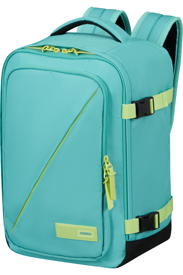 American Tourister Take2cabin Casual Backpack S  Dusty Turquoise/Lime