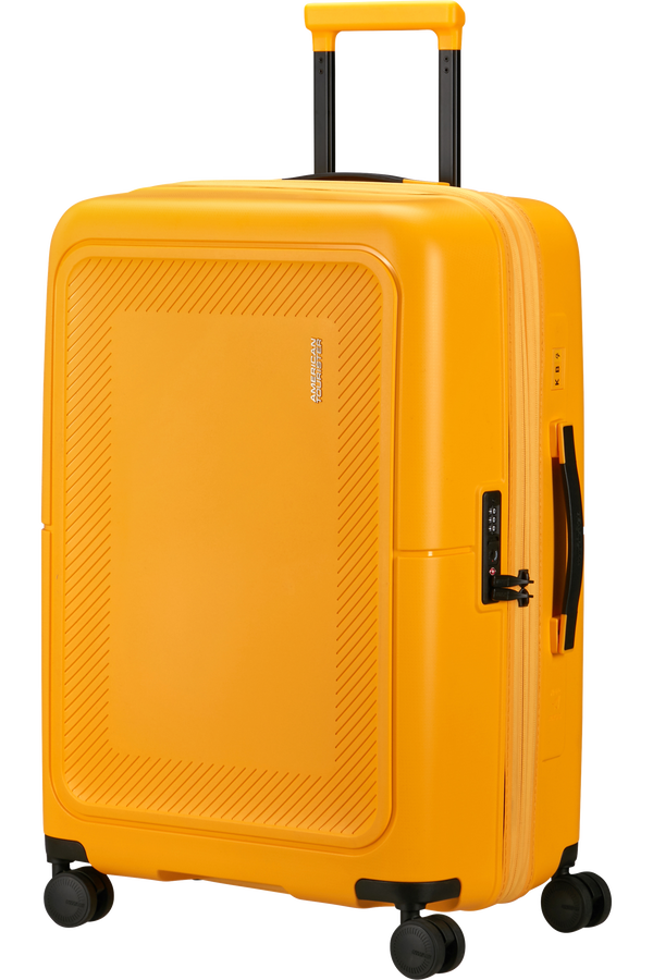 American Tourister DashPop Spinner Expandable TSA 67cm Zlatá žltá