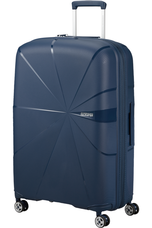 American Tourister Starvibe Spinner Expandable 77cm Námornícka American Tourister Starvibe Spinner Expandable 77cm Námornícka