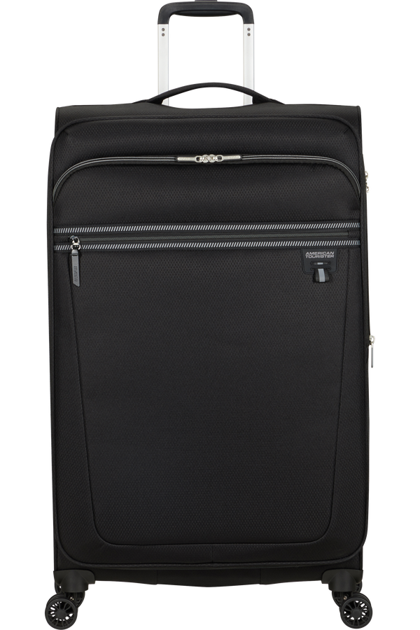 American Tourister Aerospin Spinner Expandable L  Čierna