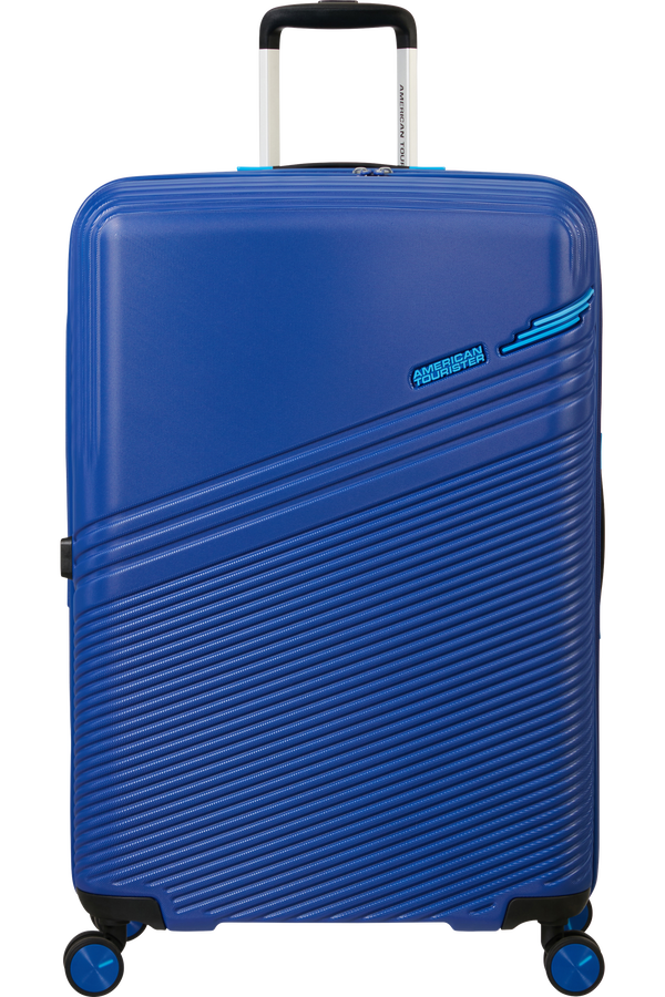 American Tourister Triple Trace Spinner TSA Expandable 76cm  N&aacute;morn&iacute;cka/modr&aacute;