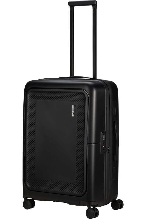 American Tourister DashPop Spinner Expandable TSA 67cm True Black American Tourister DashPop Spinner Expandable TSA 67cm True Black