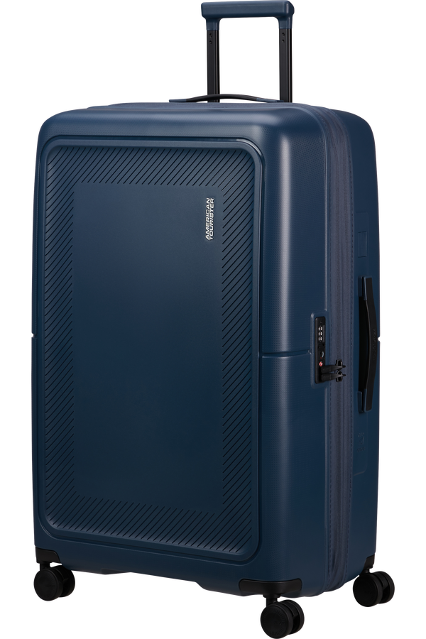 American Tourister DashPop Spinner Expandable TSA 77cm Polnočná modrá