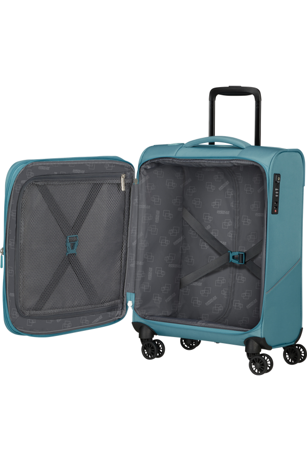 American Tourister SummerRide Spinner S EXP TSA 55cm Modrý vánok