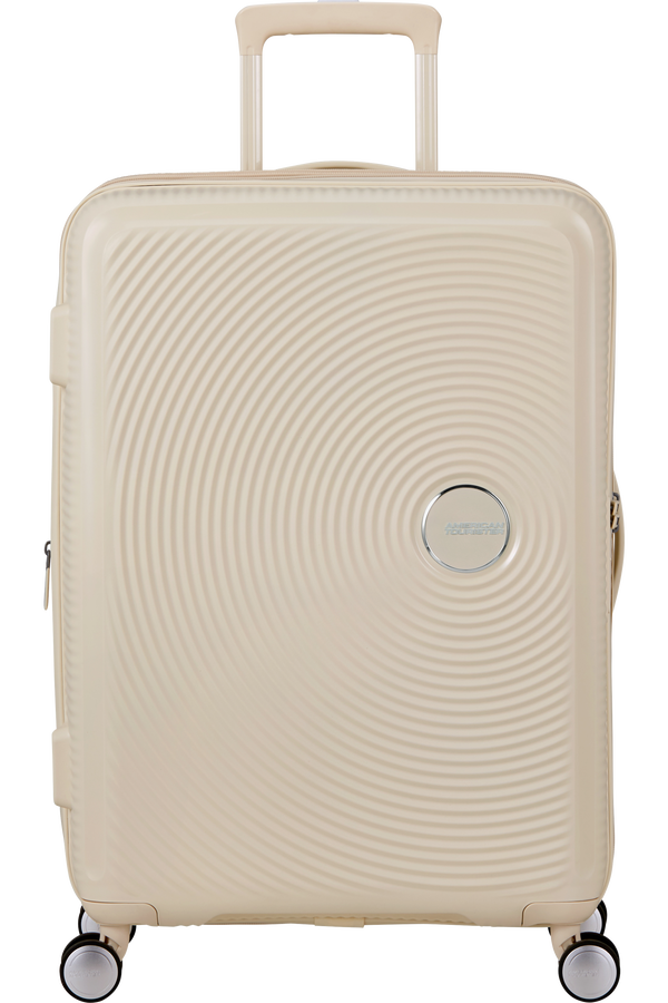 American Tourister SoundBox Spinner TSA Expandable 67cm  Coconut Sand
