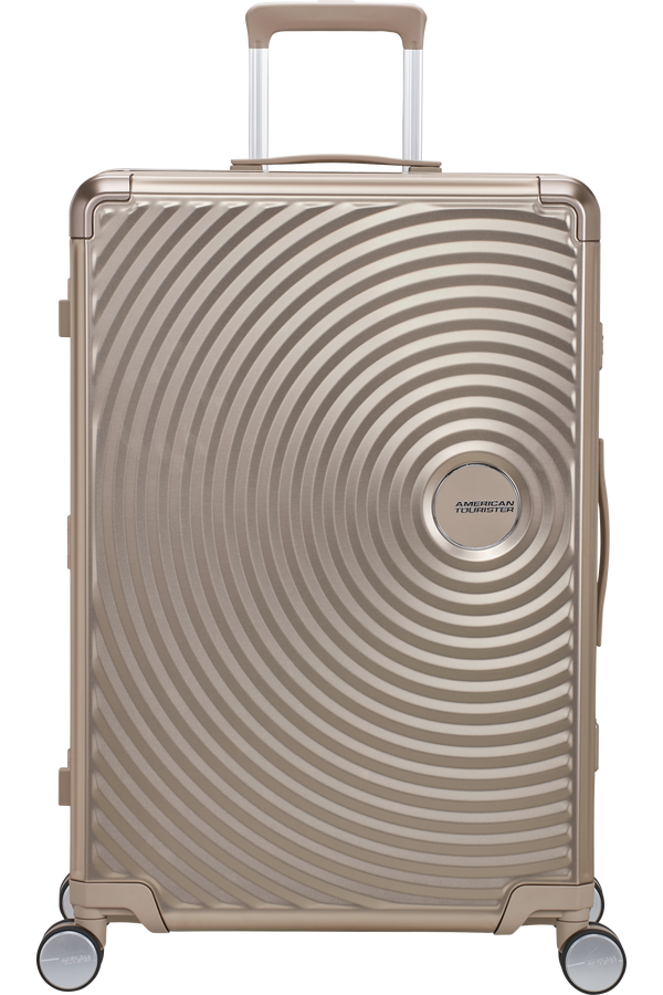 American Tourister Soundbox Alu Spinner TSA 77cm  Bronzová
