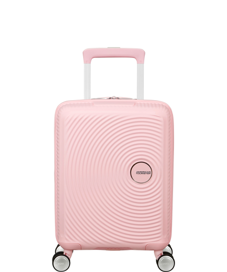 Soundbox Mini 47cm Kab&iacute;nov&aacute; batožina | American Tourister Soundbox Mini Spinner 47cm  Pastel Pink