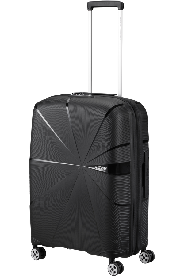 American Tourister Starvibe Spinner Expandable TSA 67cm Čierna American Tourister Starvibe Spinner Expandable TSA 67cm Čierna