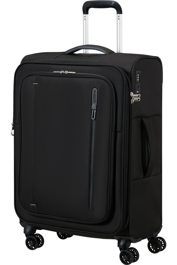 American Tourister Cloudrider Spinner EXP TSA M  Sýta čierna