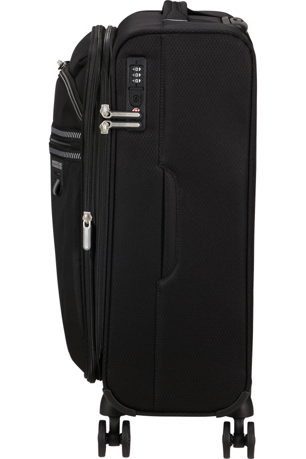 American Tourister Aerospin Spinner Expandable S  Čierna