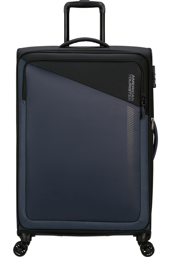 American Tourister Daring Dash Spinner Expandable TSA L  Čierna/siv&aacute;