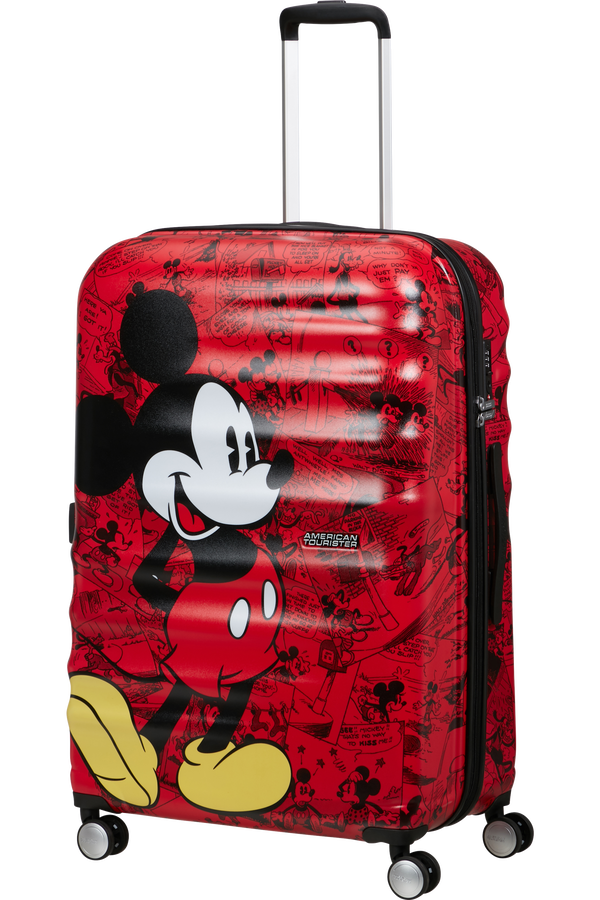 American Tourister Disney Wavebreaker Spinner TSA Disney Fl 77cm  Červený komiks myšiaka Mickeyho American Tourister Disney Wavebreaker Spinner TSA Disney Fl 77cm  Červený komiks myšiaka Mickeyho