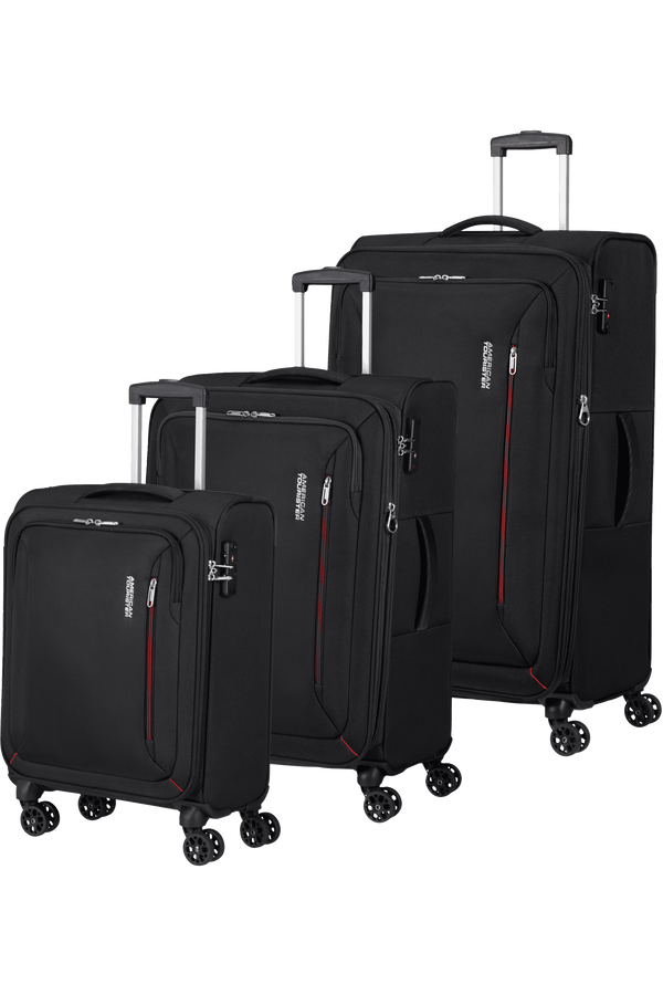 American Tourister Hyperspeed 3 PC SET A  Sýta čierna