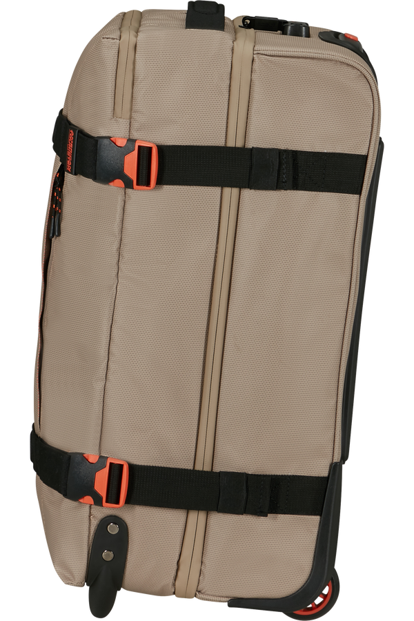 American Tourister Urban Track Duffle with Wheels Coated S  Beige/Orange American Tourister Urban Track Duffle with Wheels Coated S  Beige/Orange