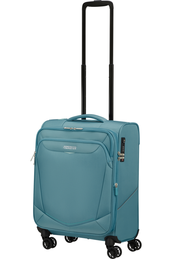 American Tourister SummerRide Spinner S EXP TSA 55cm Modrý vánok