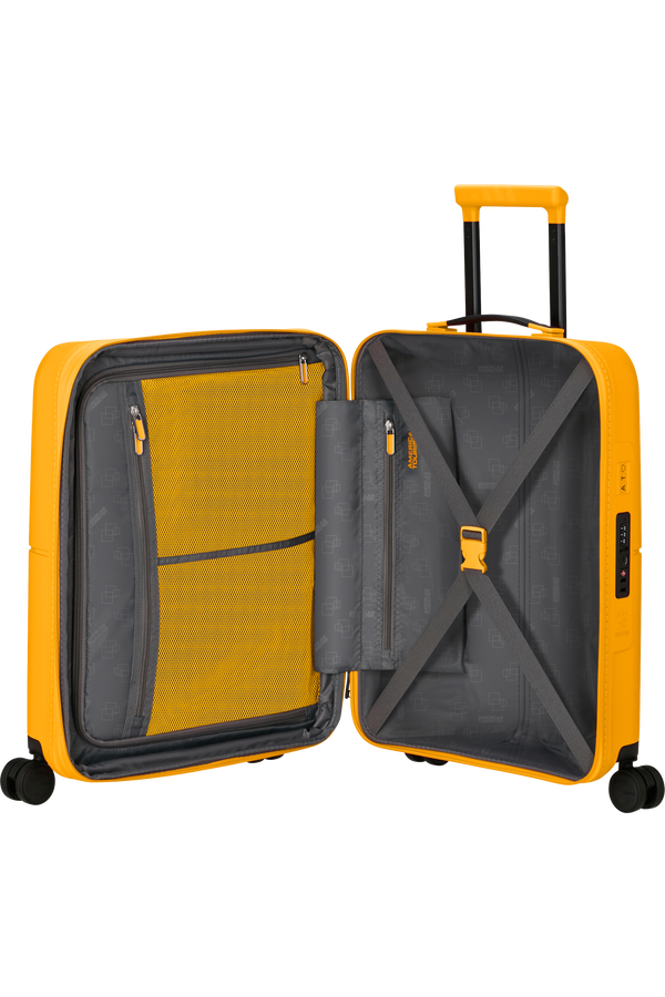 American Tourister DashPop Spinner Expandable TSA 55cm Zlatá žltá
