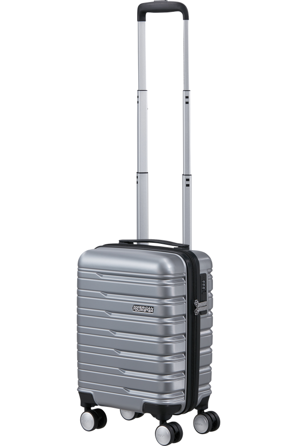 American Tourister Flashline Spinner Underseater Removable Wheels 45cm  Nebesk&aacute; strieborn&aacute;