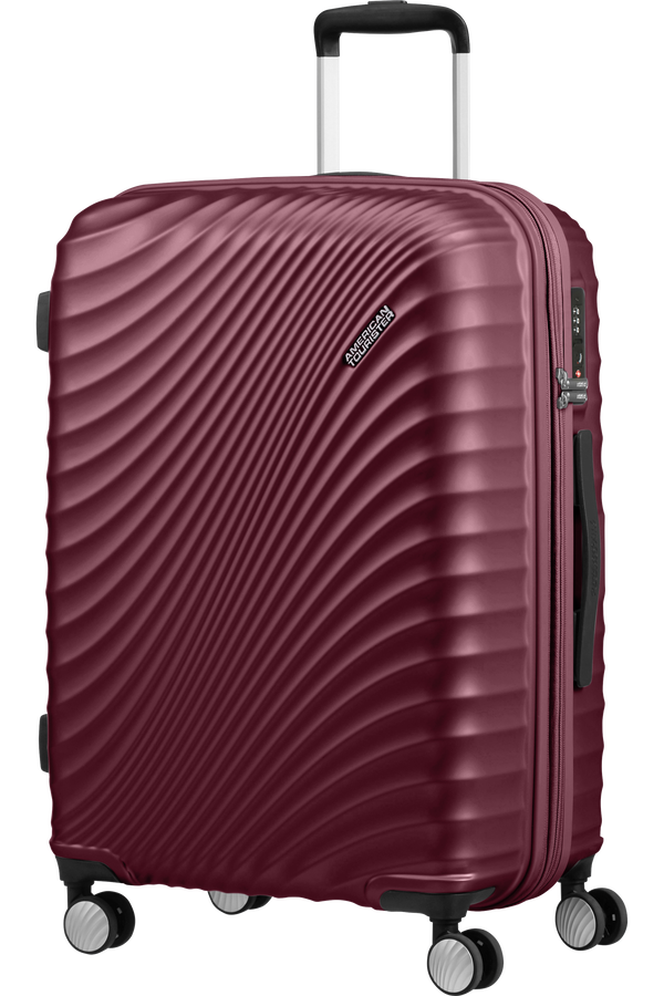 American Tourister Jetglam Spinner TSA Expandable 67cm  Metallic Grape Purple