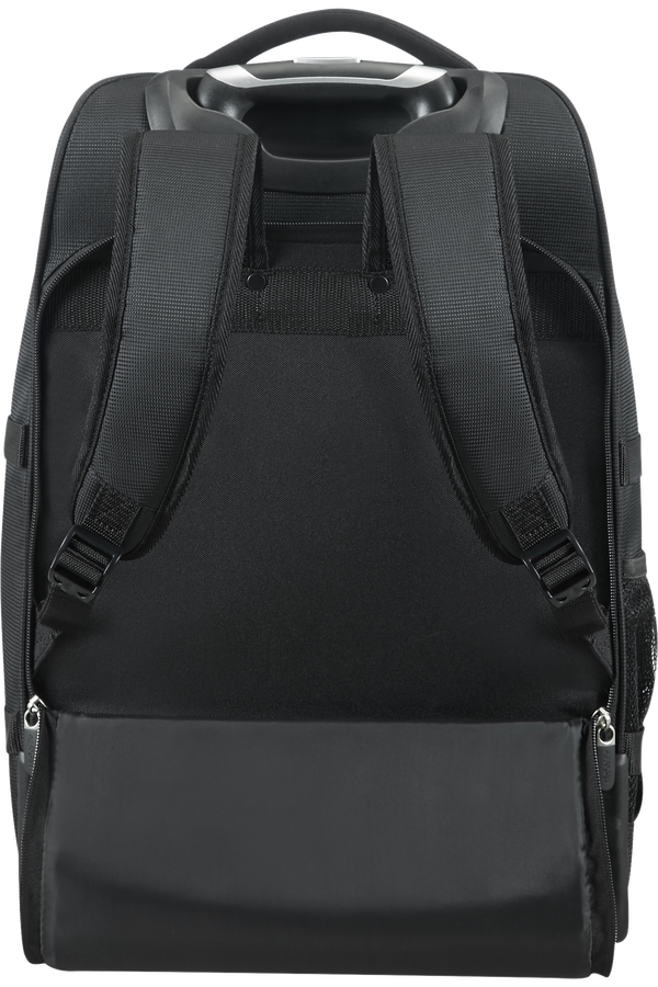 American Tourister Road Quest Laptop Backpack with Wheels 39.6cm/15.6inch  Solid Black