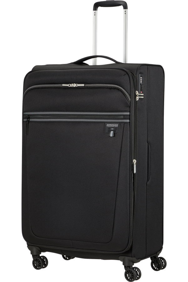 American Tourister Aerospin Spinner Expandable L  Čierna