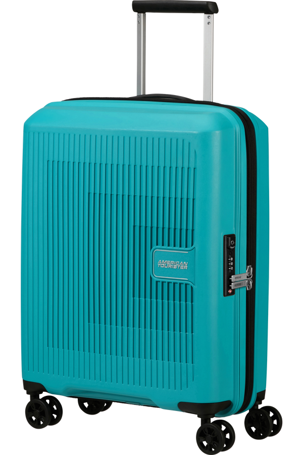 American Tourister Aerostep Spinner 55/20 Exp Tsa 55cm  Turquoise Tonic