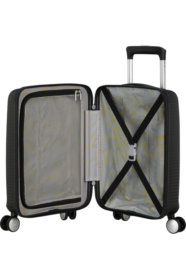 American Tourister Soundbox Mini Spinner 47cm  Čierne basy American Tourister Soundbox Mini Spinner 47cm  Čierne basy