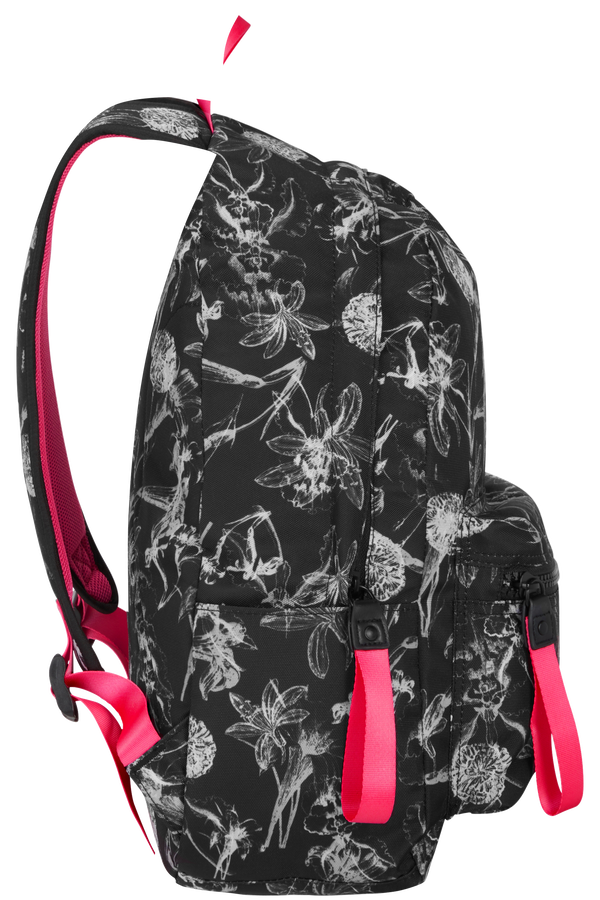 American Tourister Urban Groove Lifestyle Backpack 6  Flowers Black American Tourister Urban Groove Lifestyle Backpack 6  Flowers Black