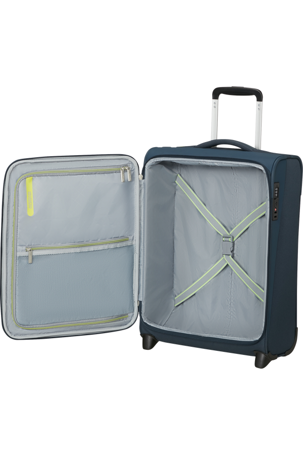 American Tourister Wanderlite Upright S TSA S  Tmavá námornícka