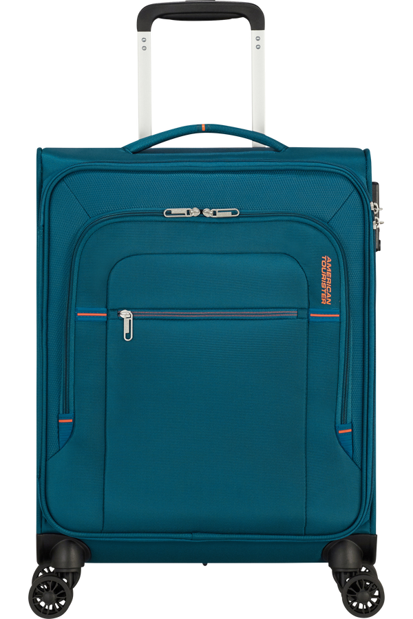 American Tourister Crosstrack Spinner 55cm Navy/Orange