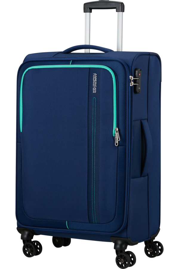 American Tourister Sea Seeker Spinner 68/25 Tsa 68cm  Combat Navy