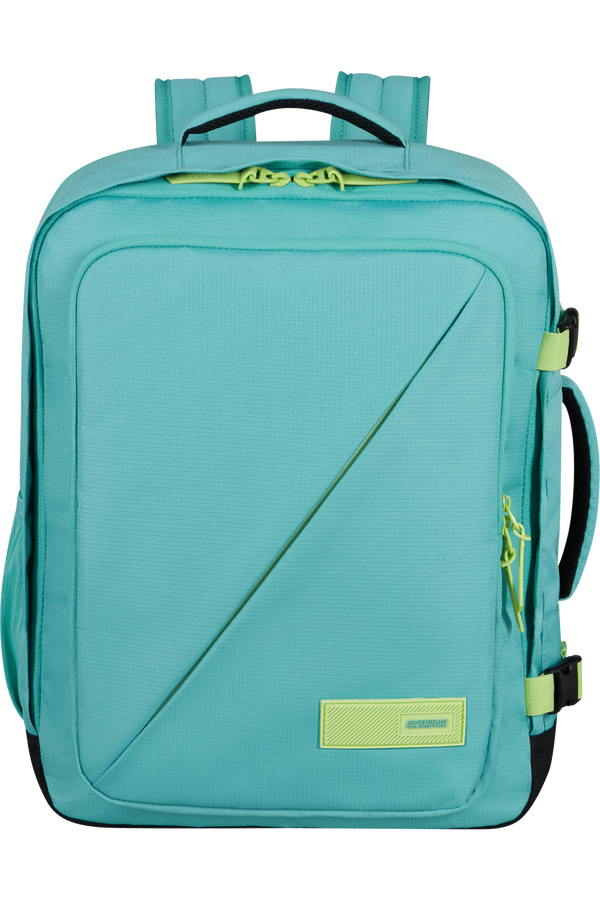 American Tourister Take2cabin Casual Backpack MS  Dusty Turquoise/Lime American Tourister Take2cabin Casual Backpack MS  Dusty Turquoise/Lime