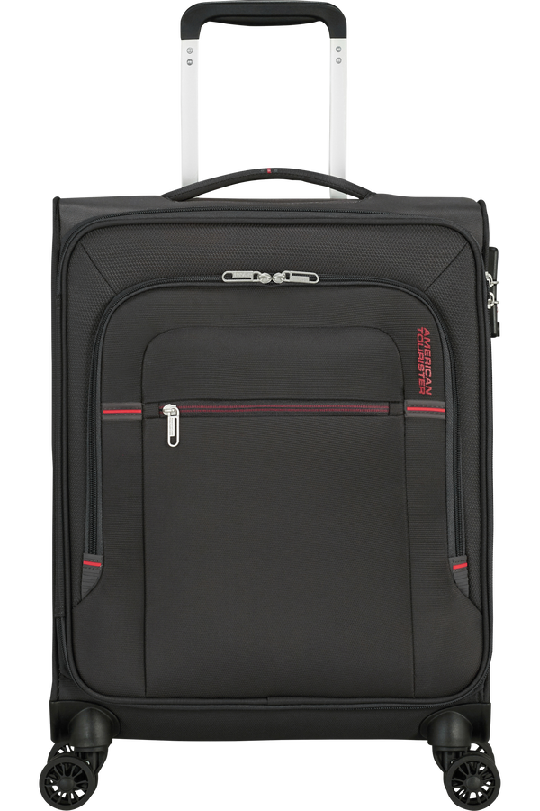 American Tourister Crosstrack Spinner 55cm  Siv&aacute;/červen&aacute;