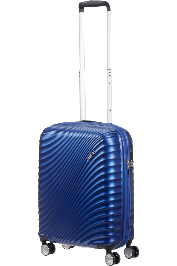 American Tourister Jetglam Spinner 55cm  Kovov&aacute; modr&aacute;