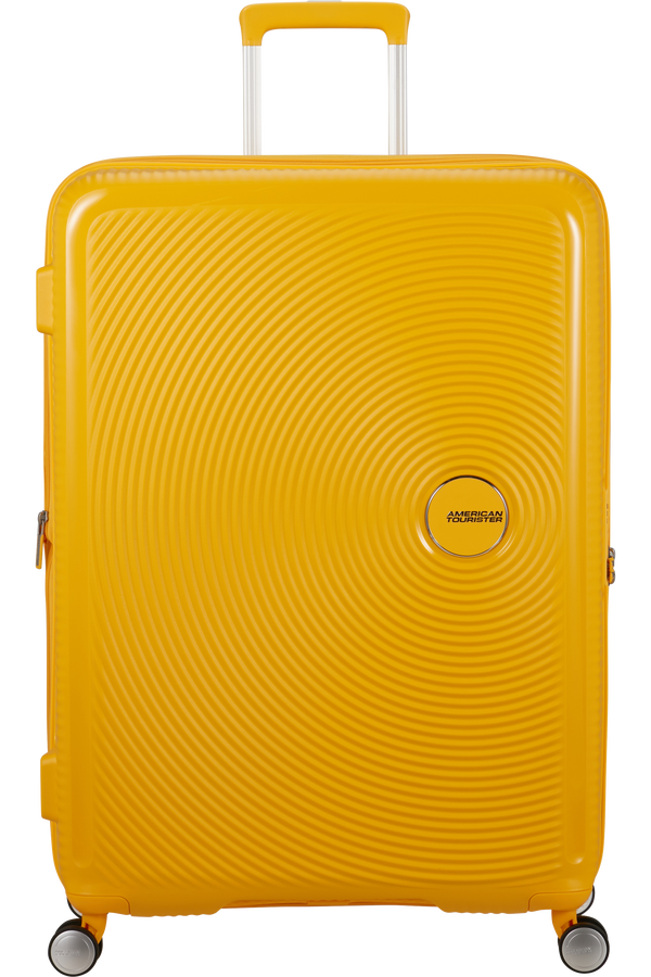 American Tourister SoundBox Spinner TSA Expandable 80cm  Zlat&aacute; žlt&aacute;