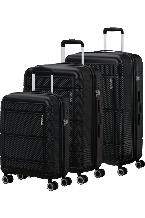 American Tourister Speedplay 3 PC Set A Čierna