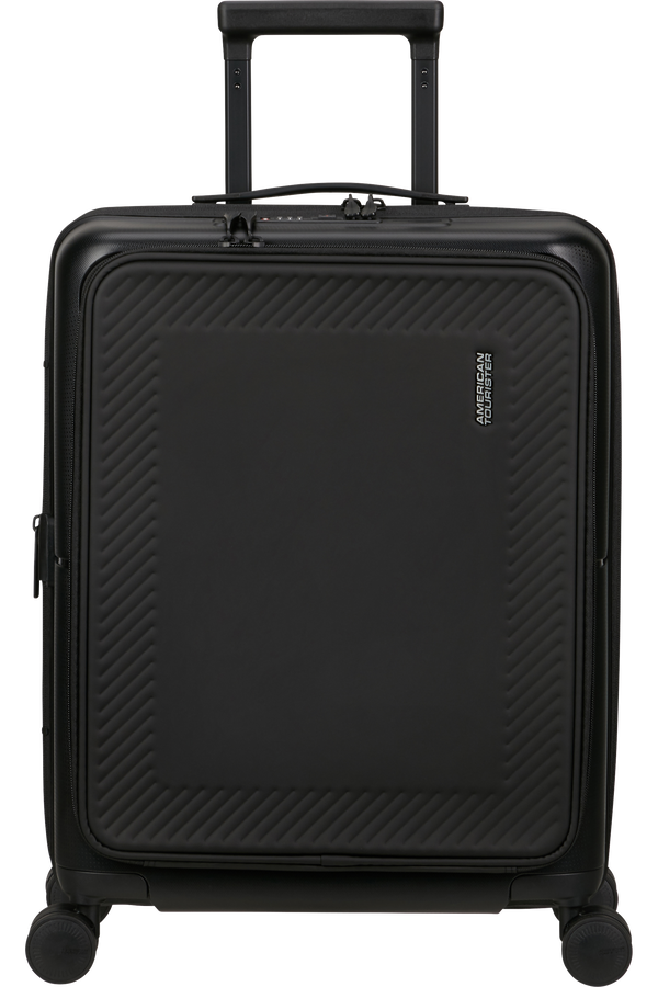 American Tourister DashPop Spinner Expandable Frontloader 55cm True Black