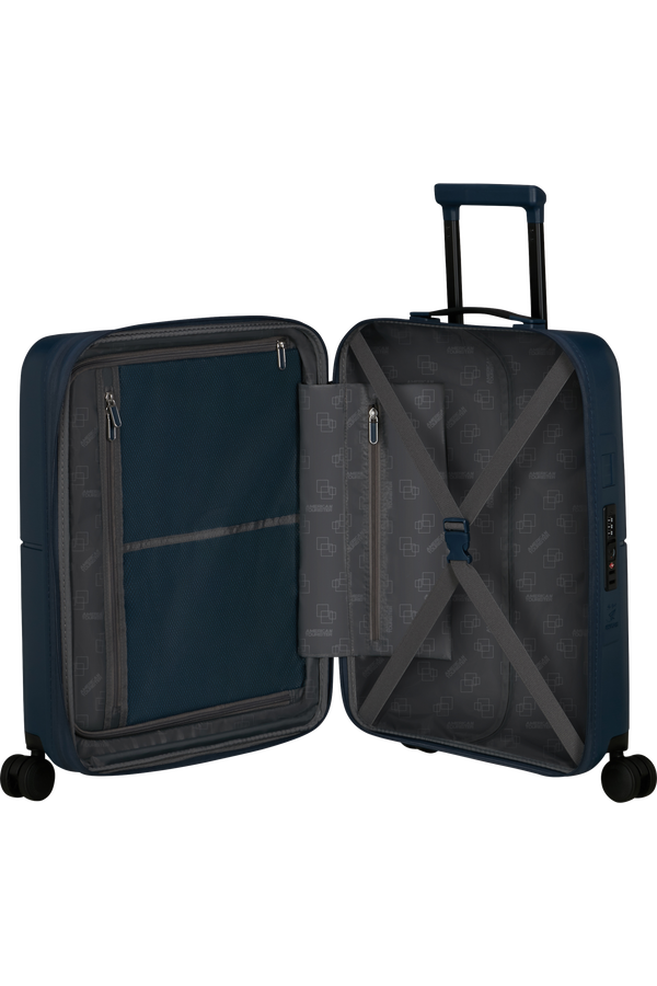 American Tourister DashPop Spinner Expandable TSA 55cm Polnočná modrá