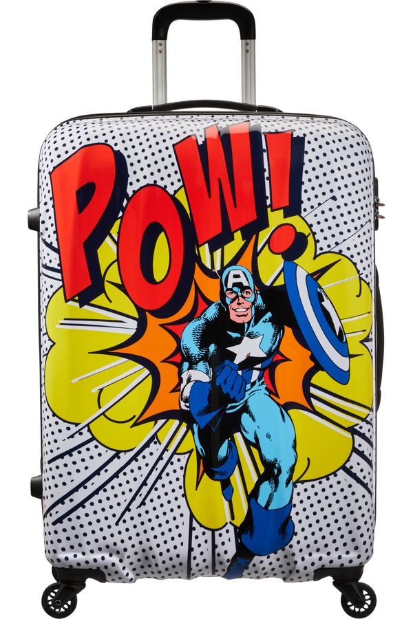 American Tourister Marvel Legends Spinner Alfatwist 75cm Captain America Pop Art