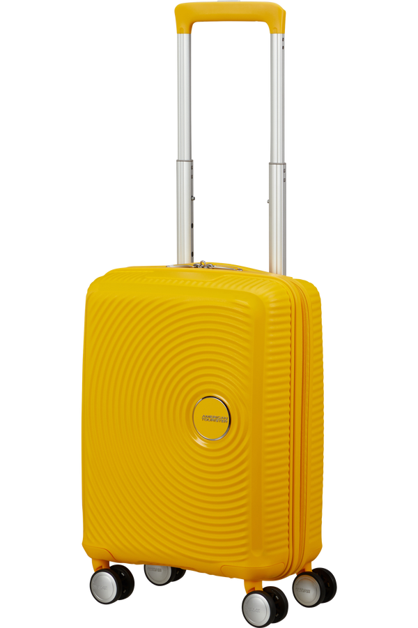 American Tourister Soundbox Mini Spinner 47cm  Zlatá žltá American Tourister Soundbox Mini Spinner 47cm  Zlatá žltá