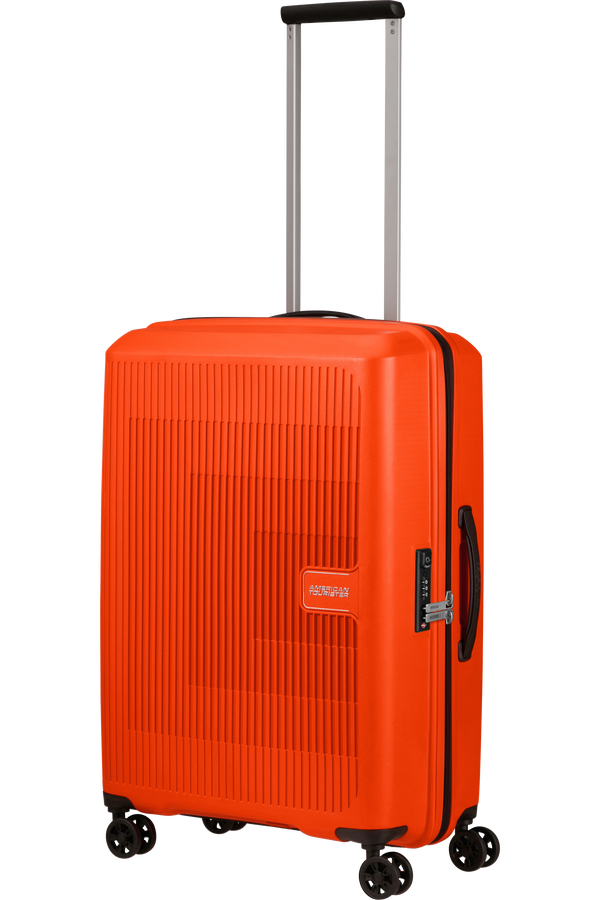 American Tourister Aerostep Spinner 67/24 Exp Tsa 67cm  Žiariv&aacute; oranžov&aacute;
