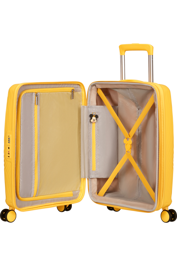 American Tourister Mickey Magic Sinner 55/20 EXP TSA  Mickey Flower Yellow American Tourister Mickey Magic Sinner 55/20 EXP TSA  Mickey Flower Yellow